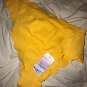 Yellow bikini bottoms